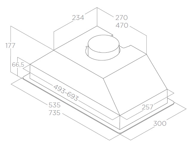 ERA Elica Built-In Hood