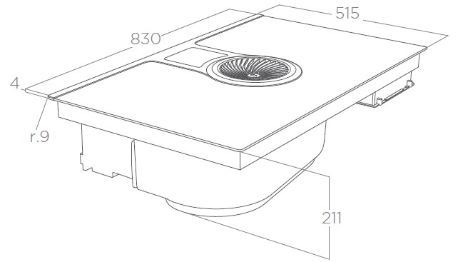 NIKOLATESLA Elica Built-In Hood