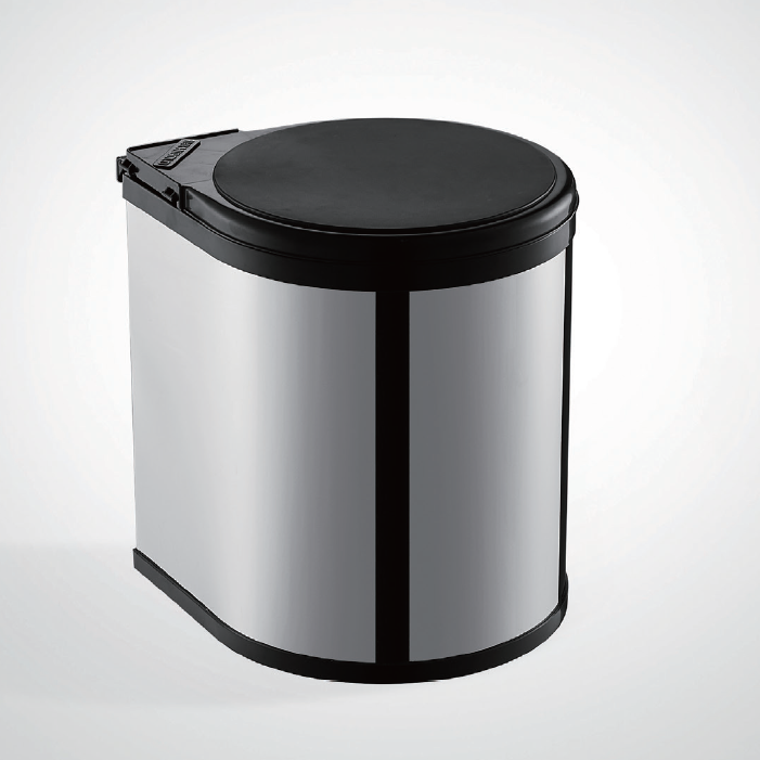 Under Sink S.S. Wastebin - 14 Liter