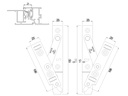 THREE BAR HINGE