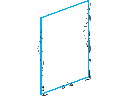 Friction Arm for top hung curtain wall windows
