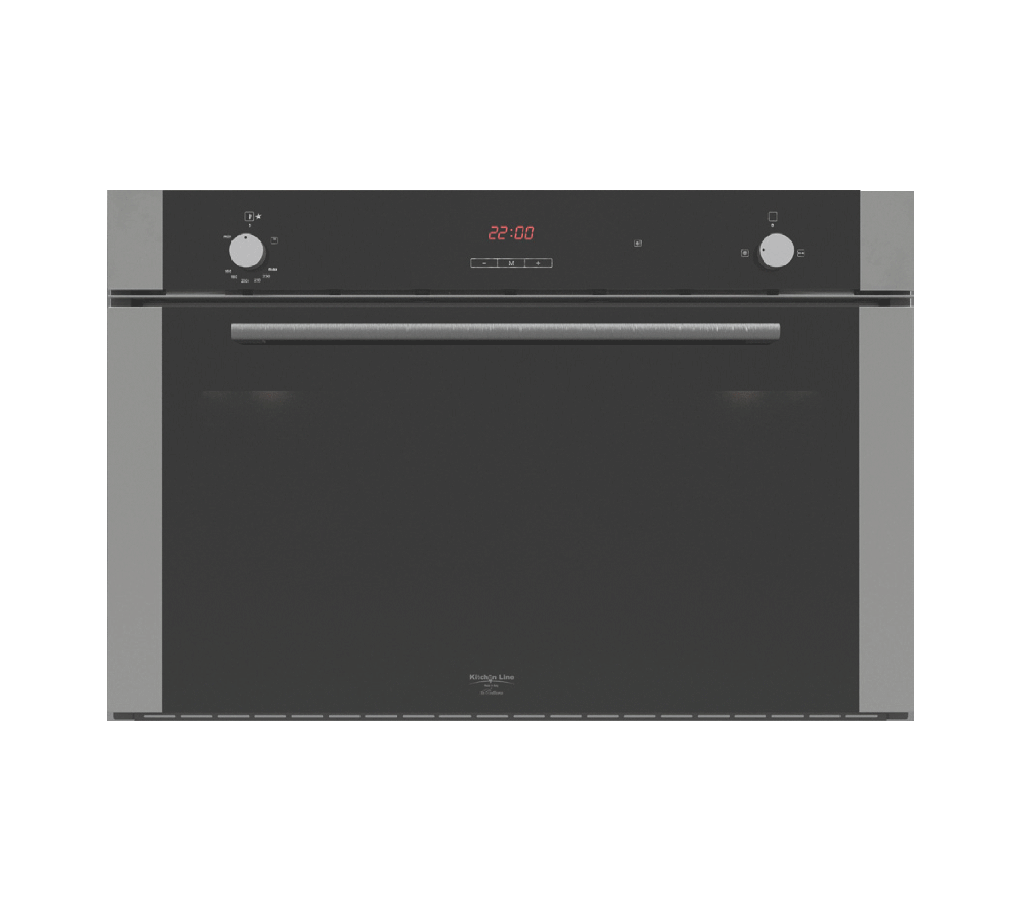 Gas Oven 90 cm with Gas Grill, 4 Cooking Functions, Side Frame (Double Fan)