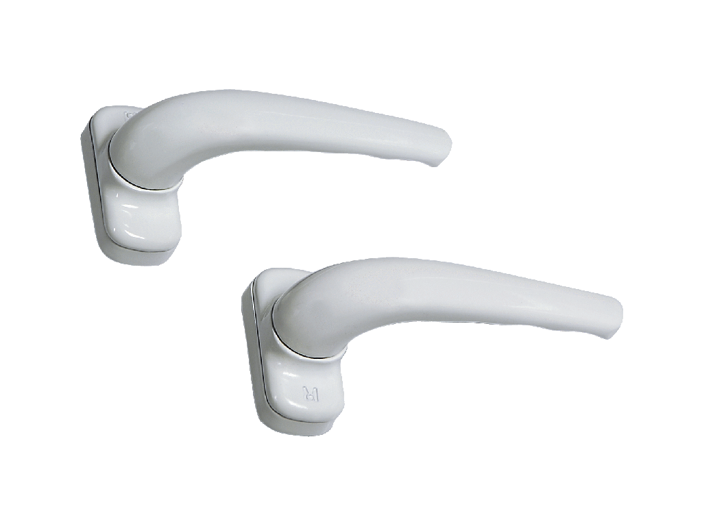 Set of Handles W/O metallic cylinder caps
