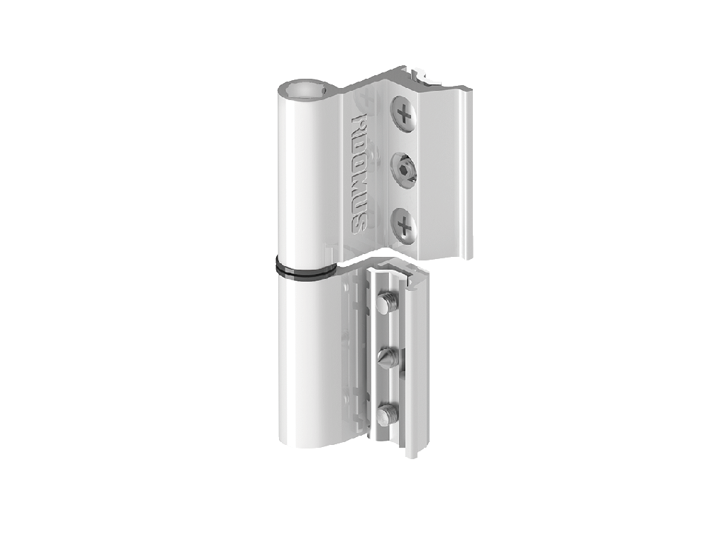 Double hinge for opening door & window