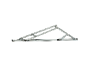 Friction Arm for top hung curtain wall windows