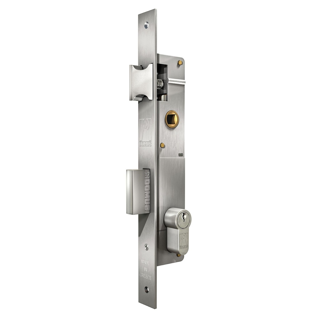 Security Mortise Lock 20mm with 54mm Nickel cylinder