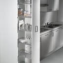 Chromed Pull-Out Pantry