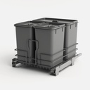 Pull-Out Unit With 3 Waste Bins